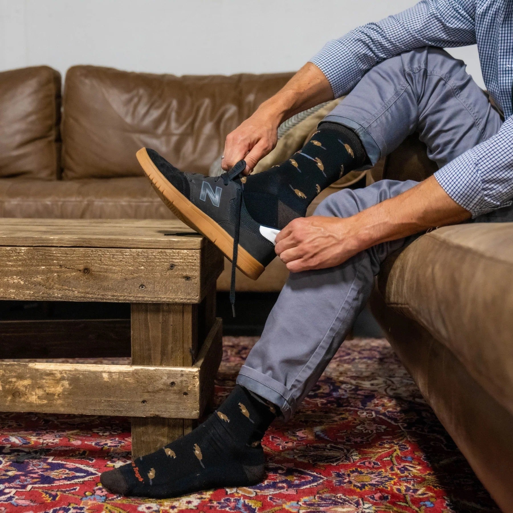 Darn Tough Men's Sawtooth Crew Lightweight with Cushion
