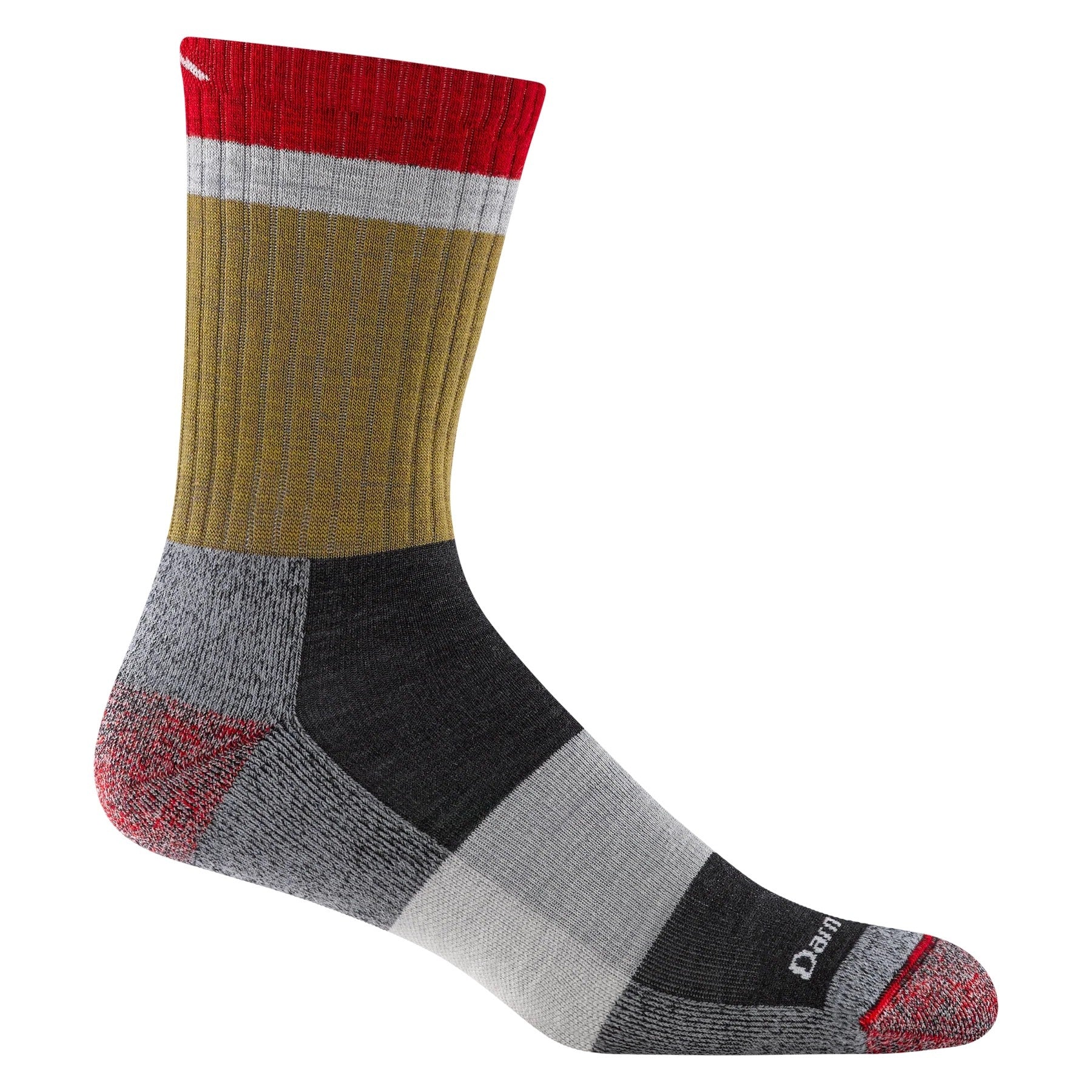 Darn Tough Men's Heady Stripe Micro Crew Lightweight with Cushion