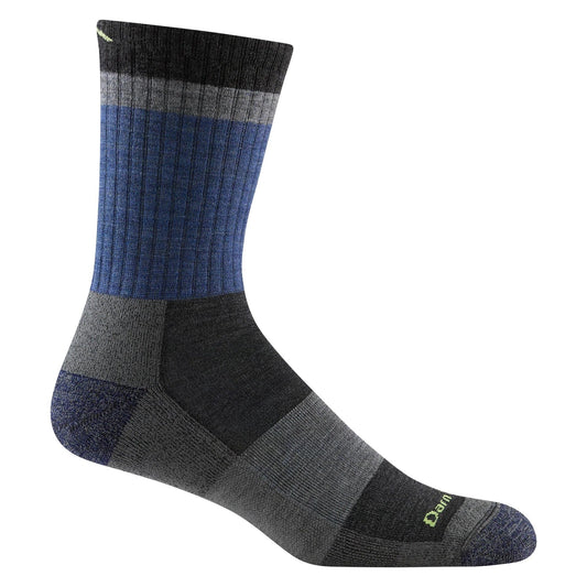 Darn Tough Men's Heady Stripe Micro Crew Lightweight with Cushion