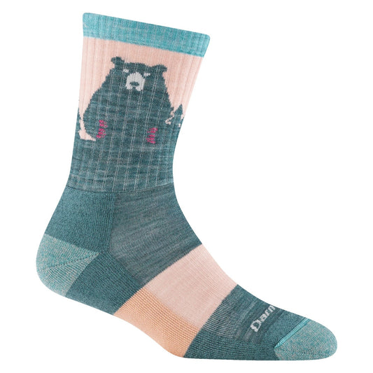 Darn Tough Women's Bear Town Micro Crew Lightweight with Cushion