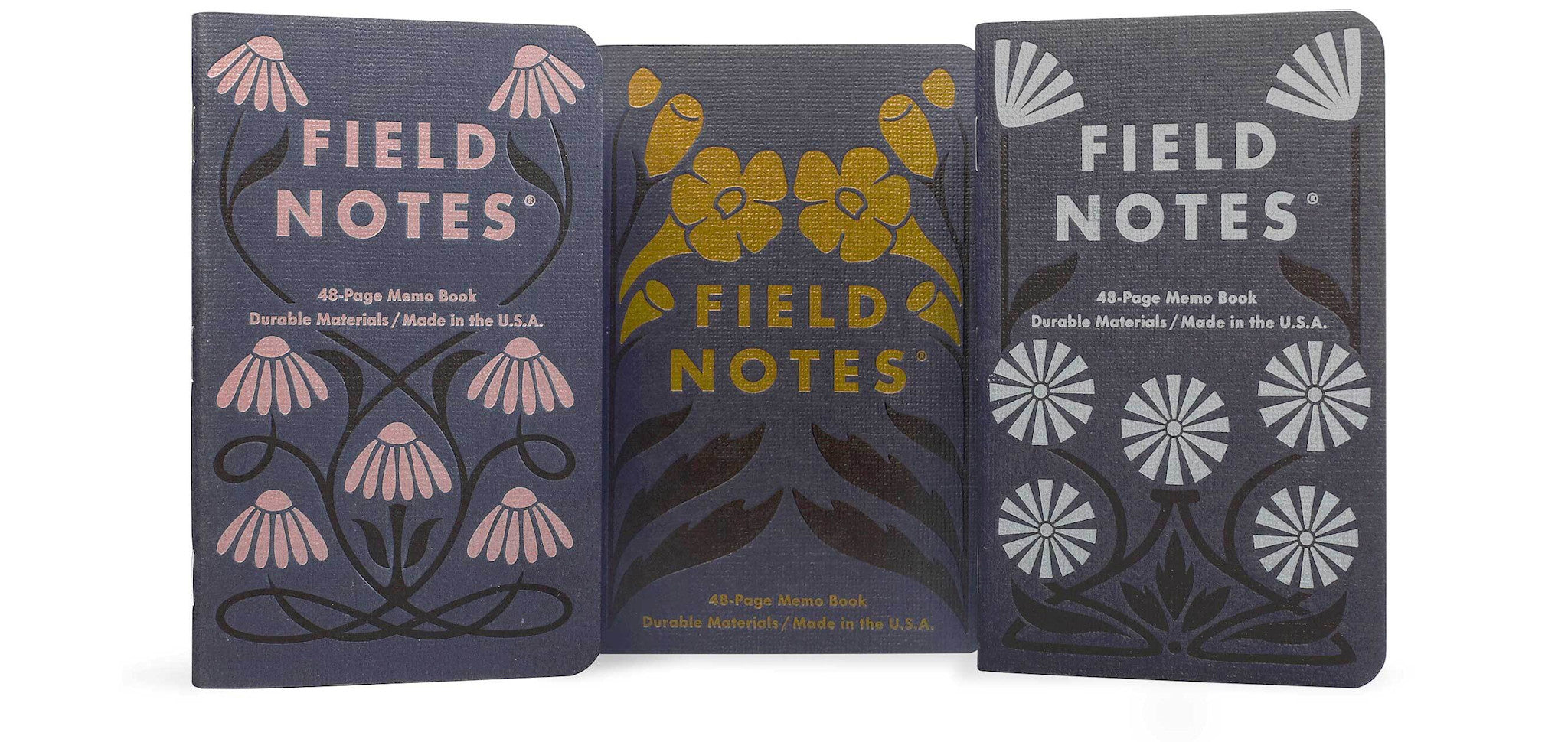 Field Notes Fall Flowers 3-Pack