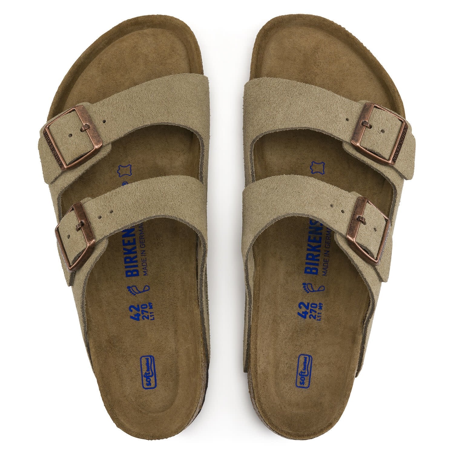 Arizona Soft Footbed Suede Regular Width
