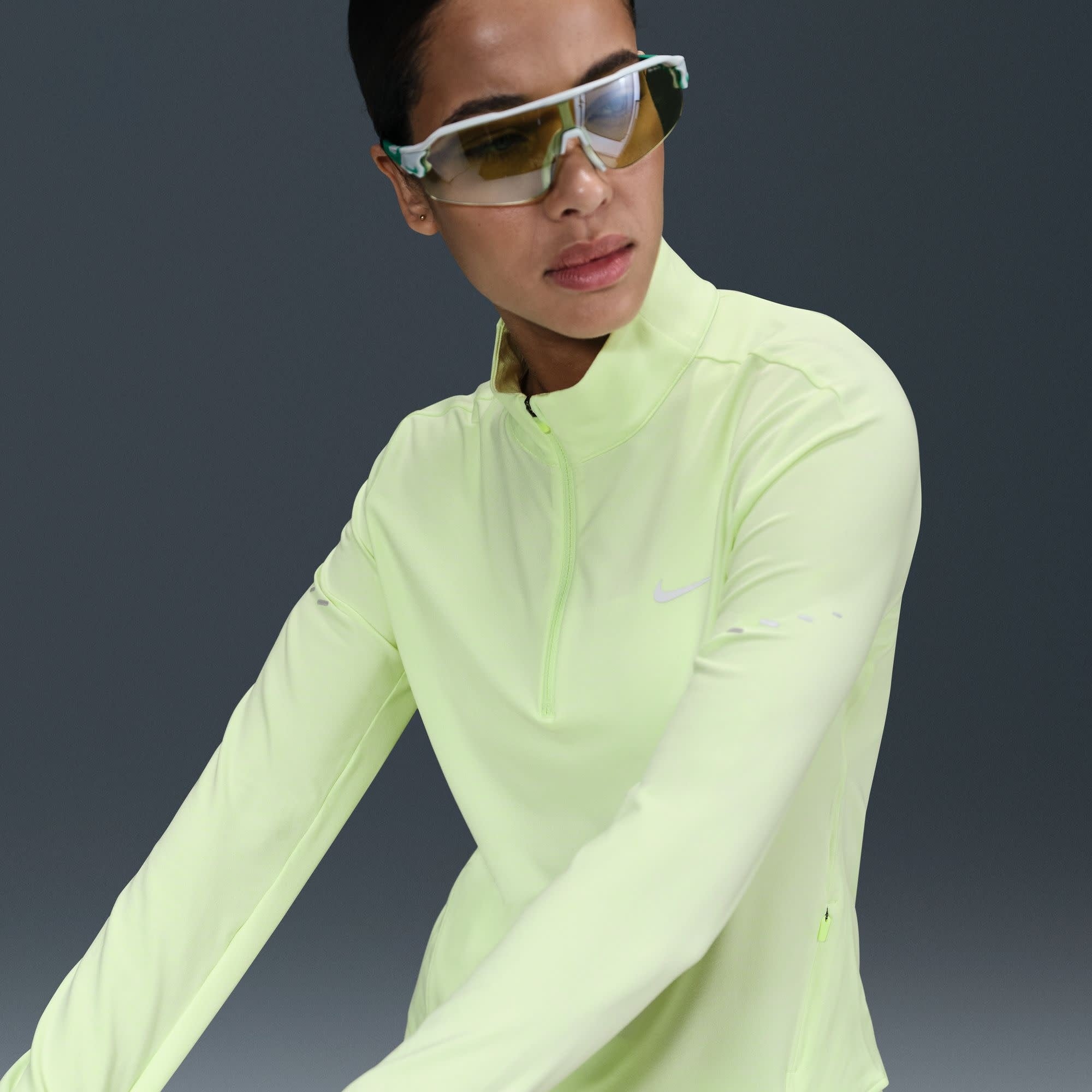 Women's Swift Dri-FIT UV 1/4-Zip Running Top