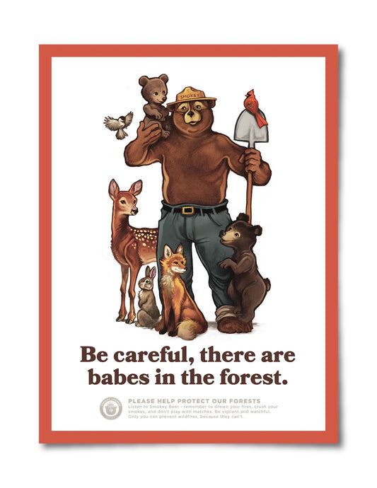 Babes in the Forest Poster - 18x24