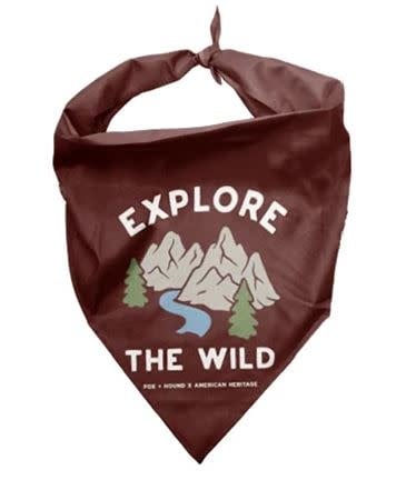Outdoor Adventures Dog Bandana Large