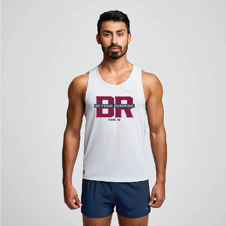Men's BR Collegiate Initials Stopwatch Singlet