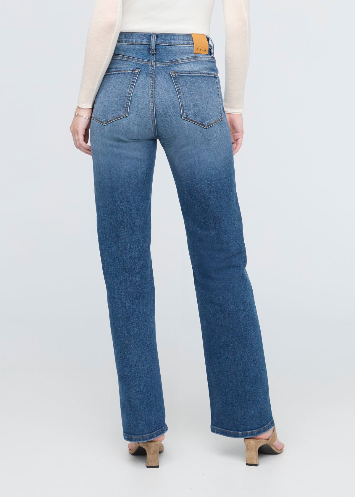 Women's Performance Denim PLUS High Rise Straight 28 L