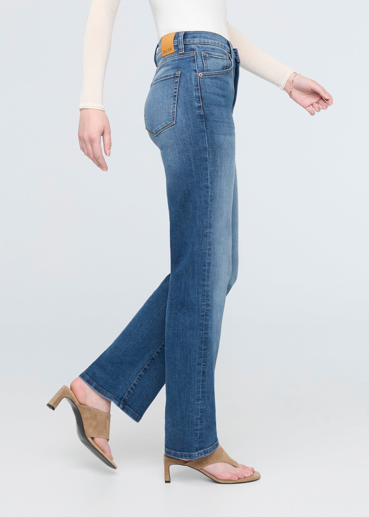 Women's Performance Denim PLUS High Rise Straight 28 L