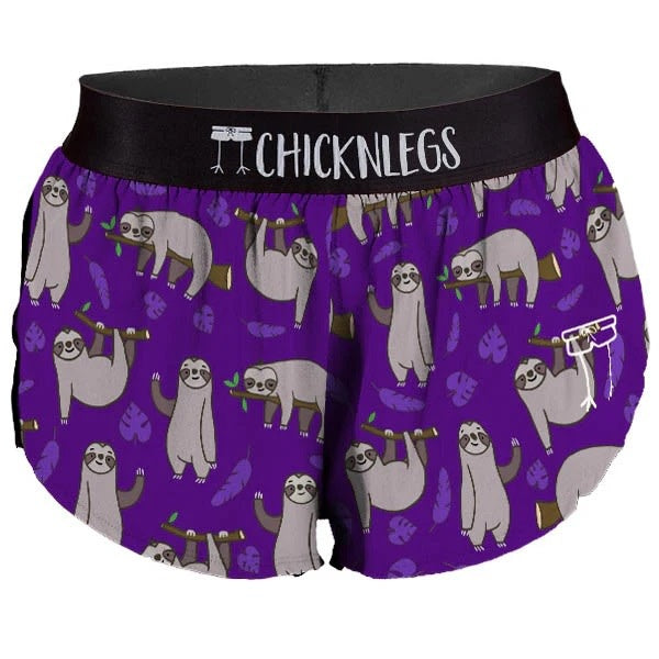 Women's 1.5" Split Shorts - Traffic Cones