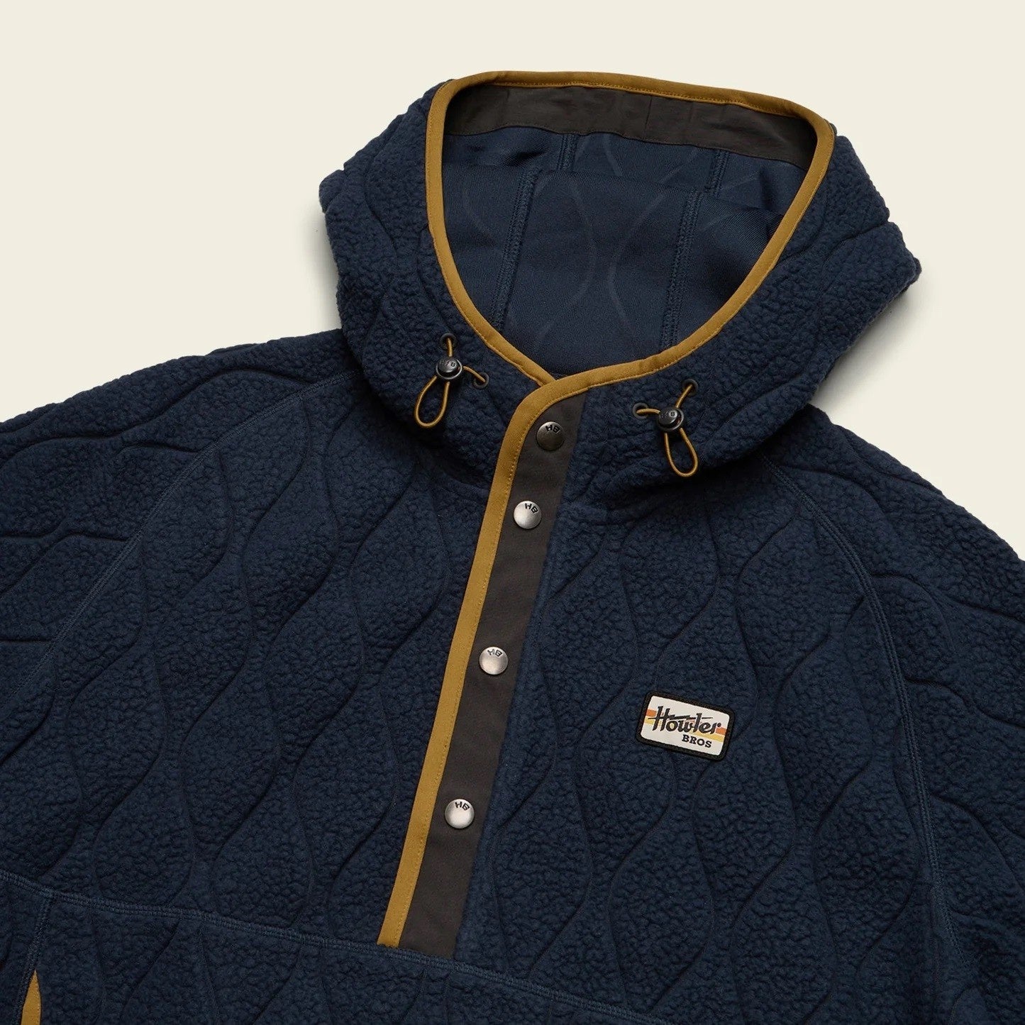 Men's Chisos Hooded Pullover - Capillary Waves Dark Blue