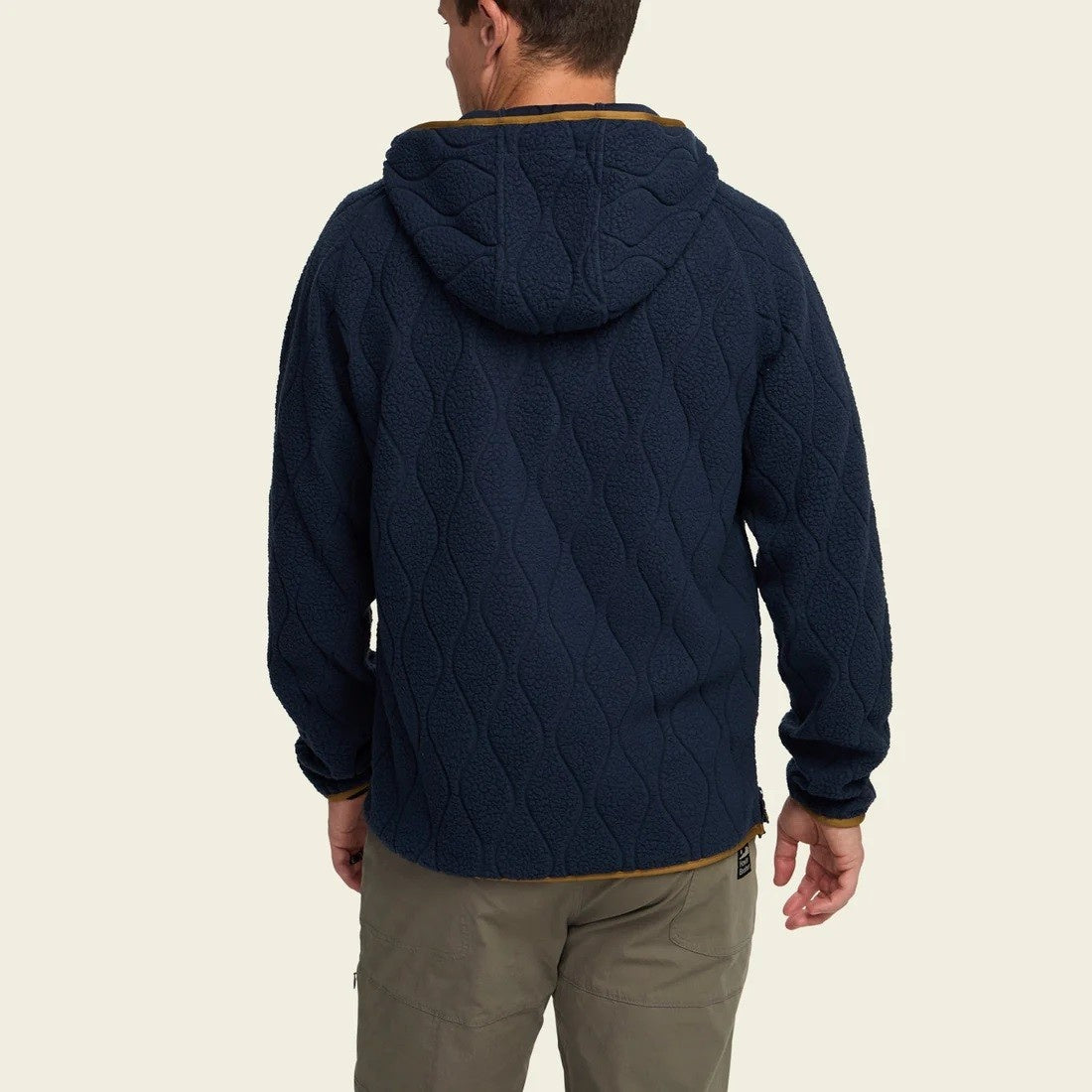 Men's Chisos Hooded Pullover - Capillary Waves Dark Blue
