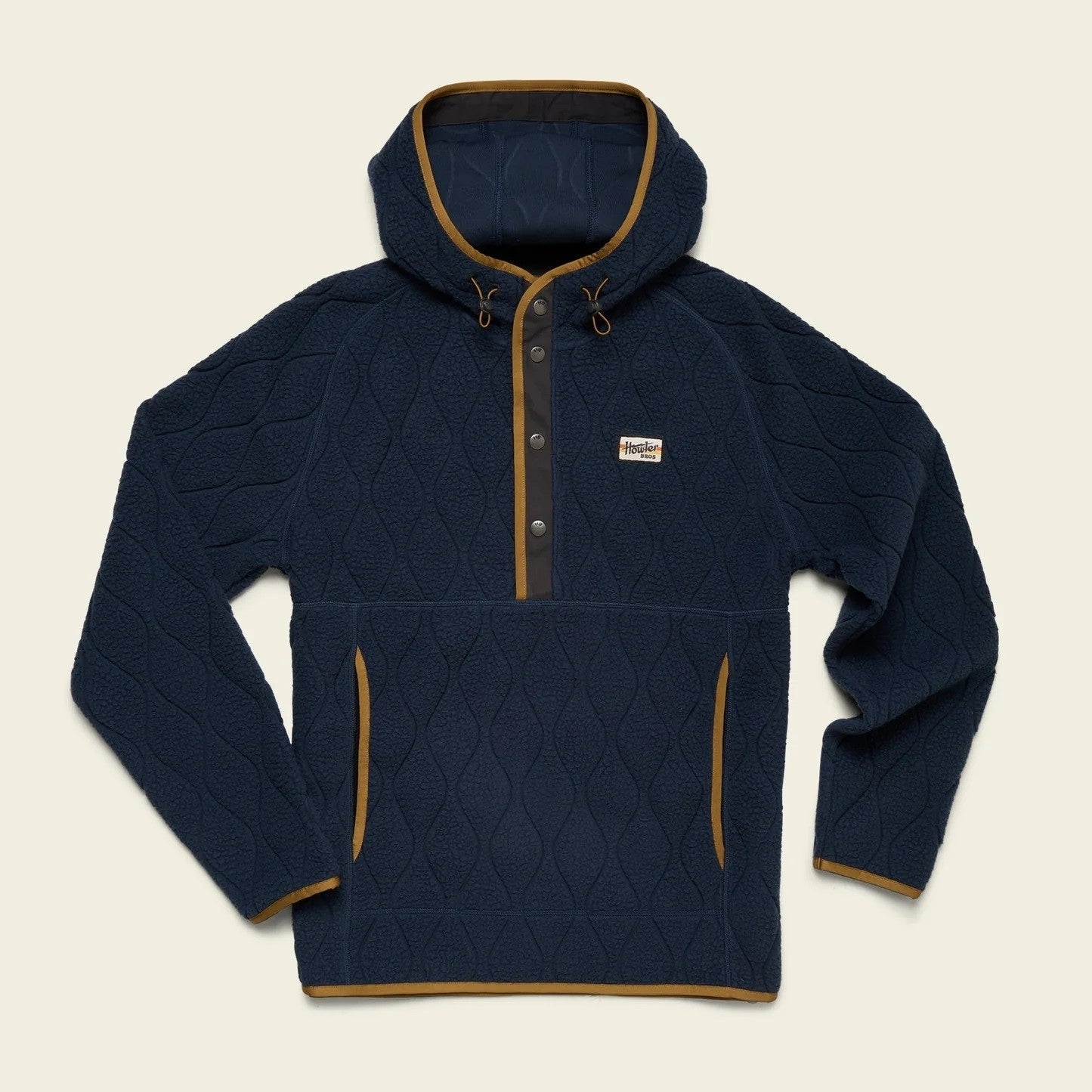 Men's Chisos Hooded Pullover - Capillary Waves Dark Blue