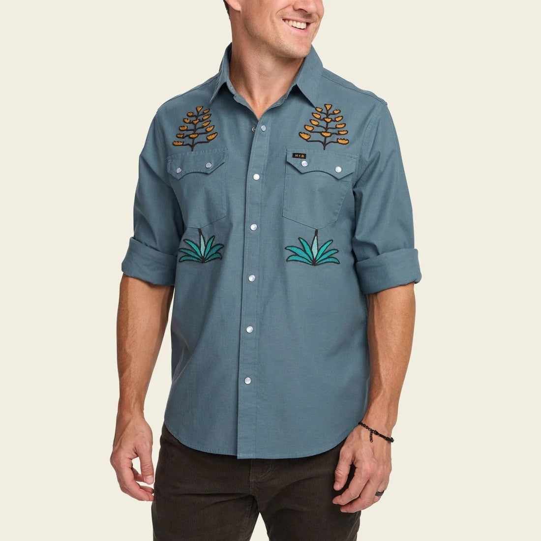 Men's Crosscut Deluxe Snapshirt
