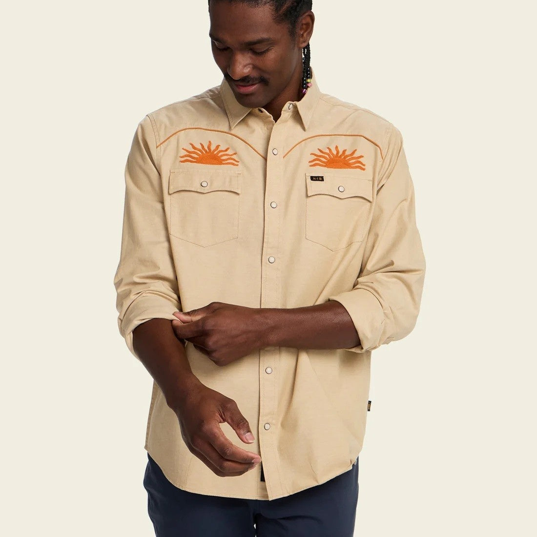 Men's Crosscut Deluxe Snapshirt