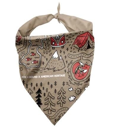 Outdoor Adventures Dog Bandana Small Camping