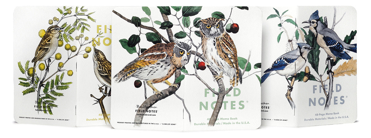 Field Notes Birds & Trees of North America Pack A