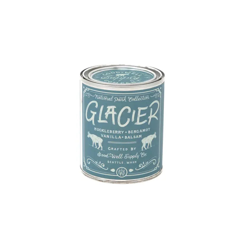 Glacier National Park Candle 1/2 Pint