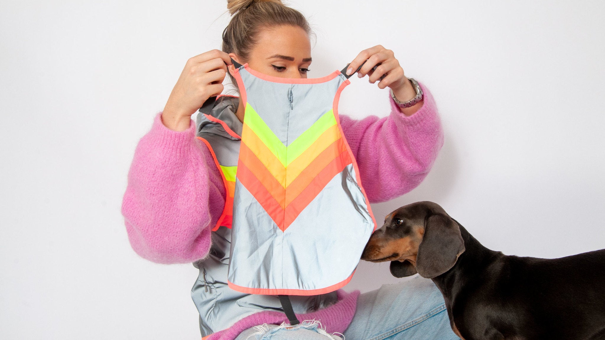 Luna Reflective Dog Vest - Large