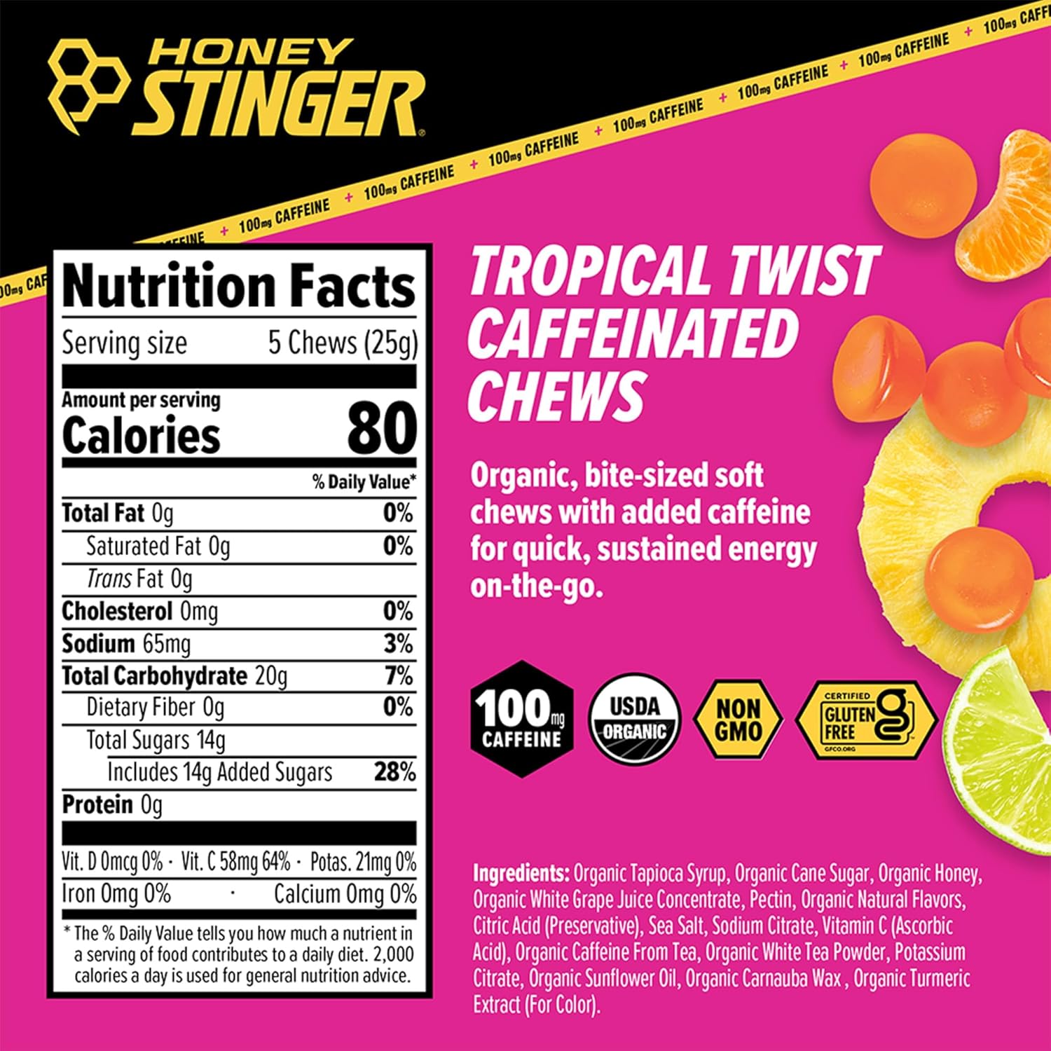 Honey Stinger Caffeinated Energy Chews