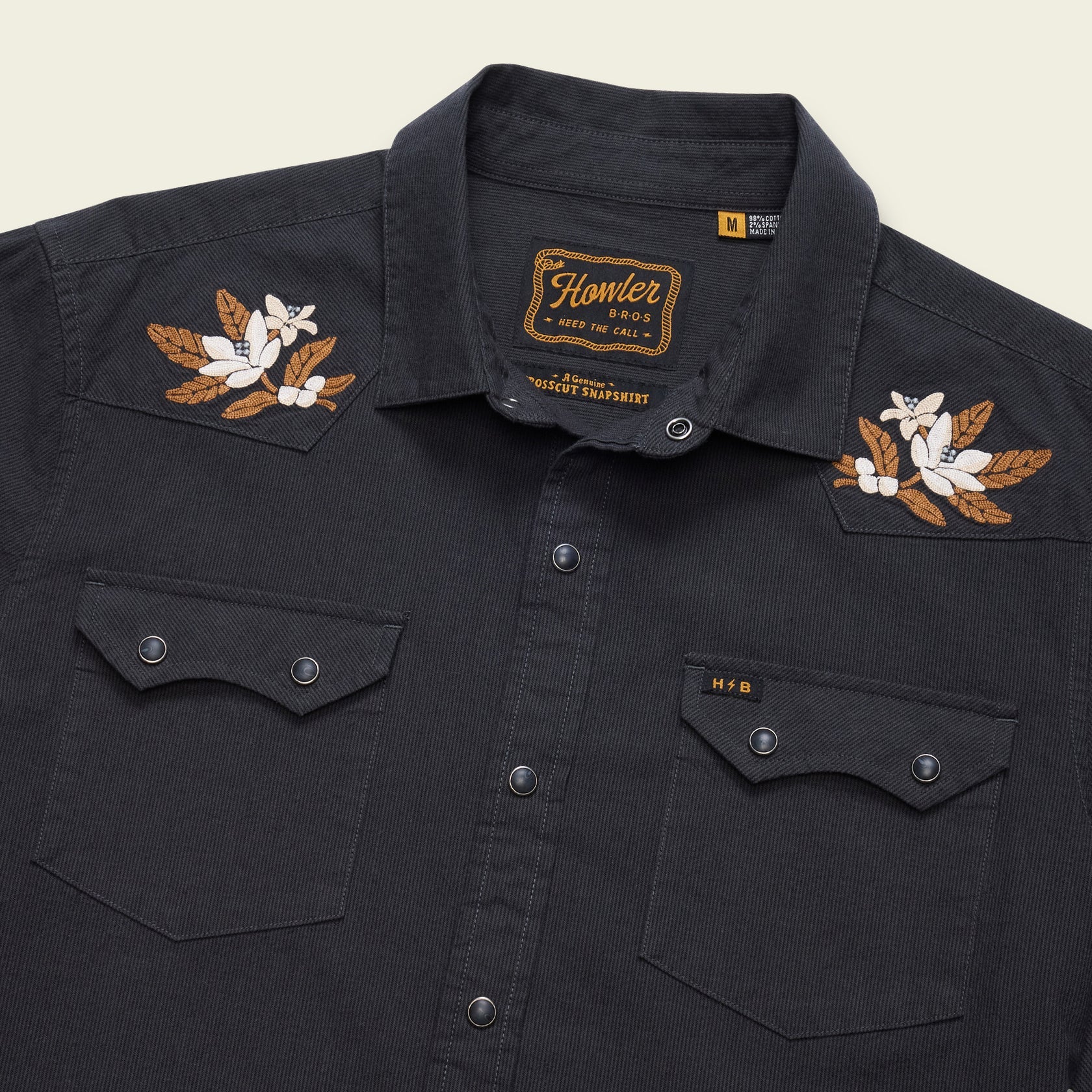 Men's Crosscut Deluxe Snapshirt