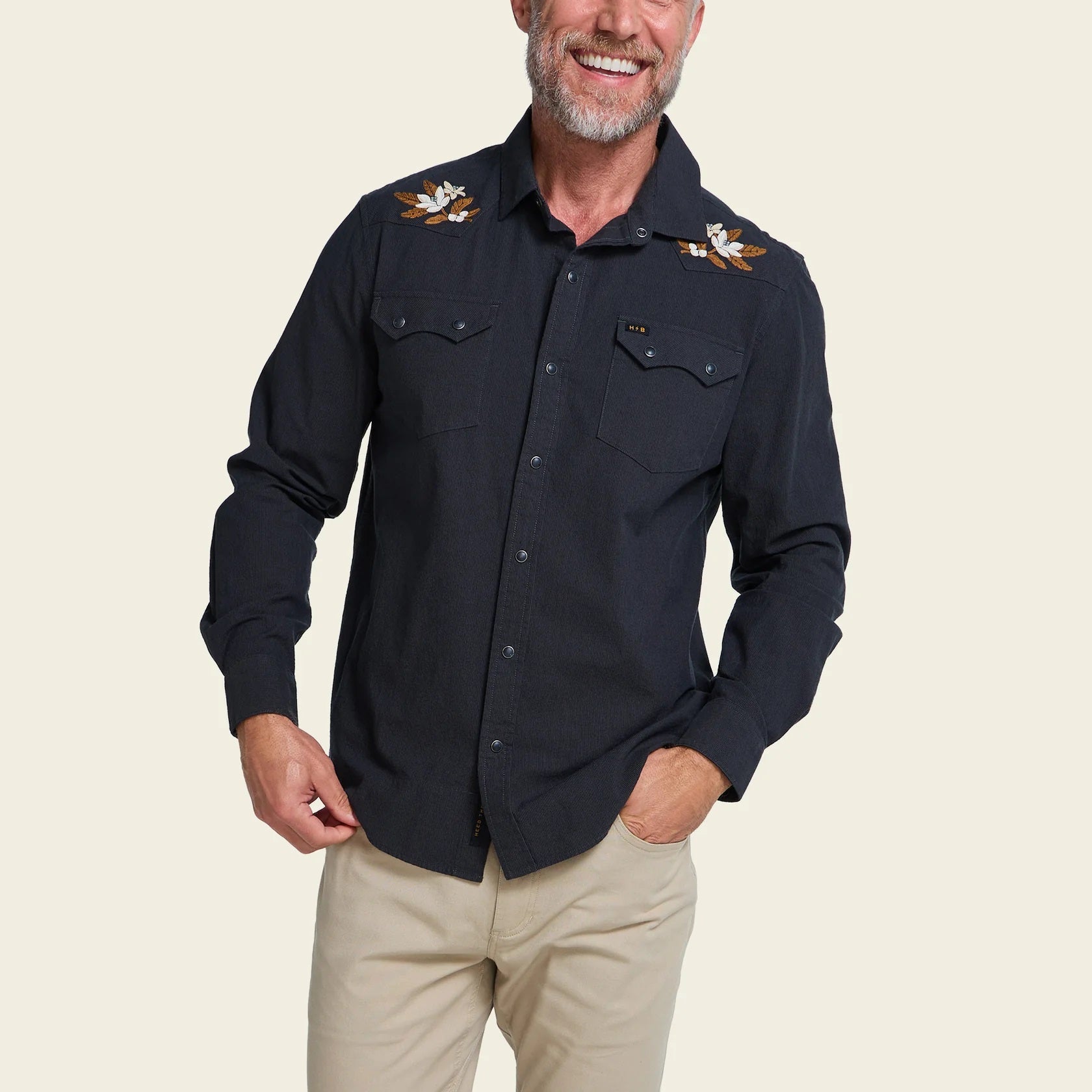 Men's Crosscut Deluxe Snapshirt