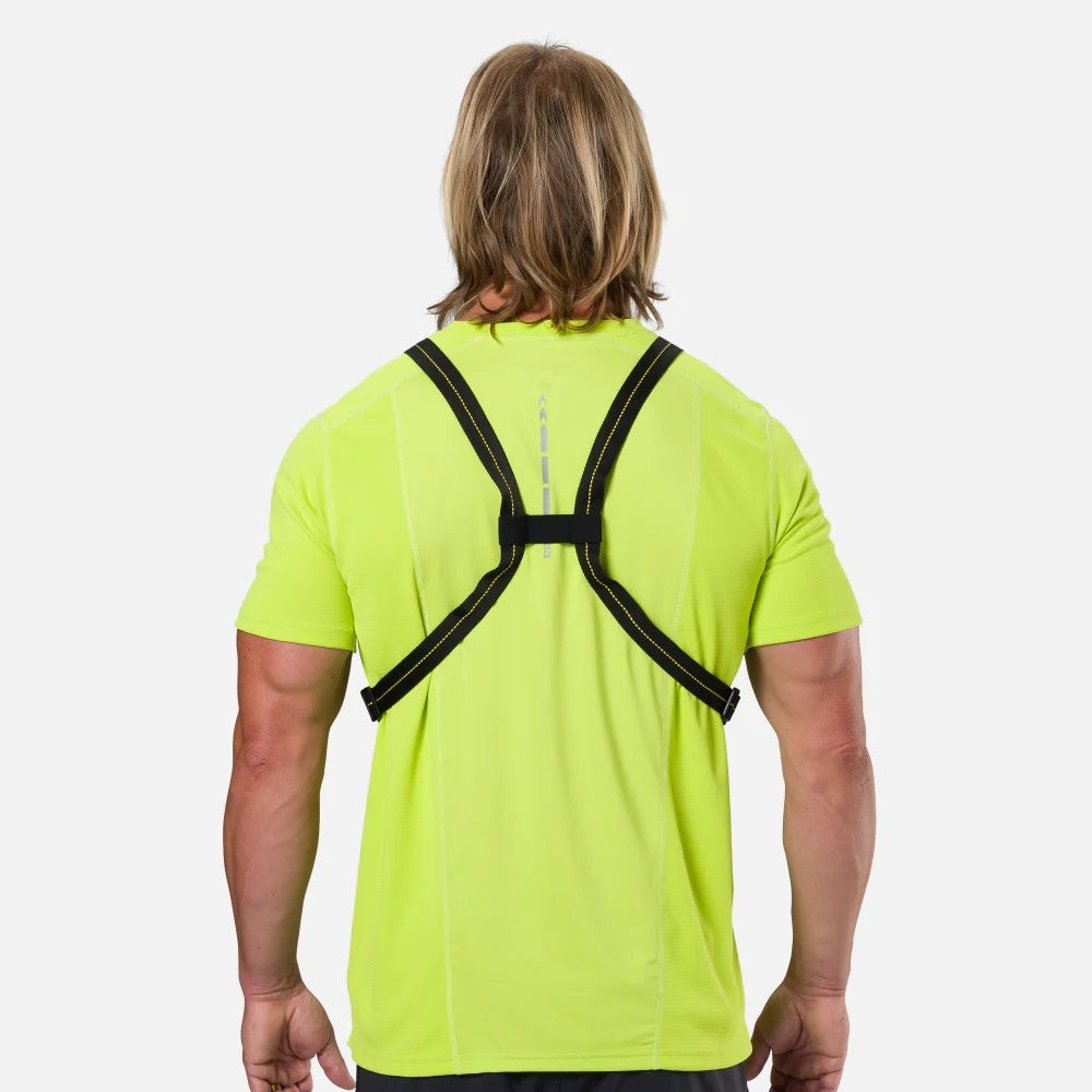 Laser Light Web Vest RX - Black/High Vis Yellow