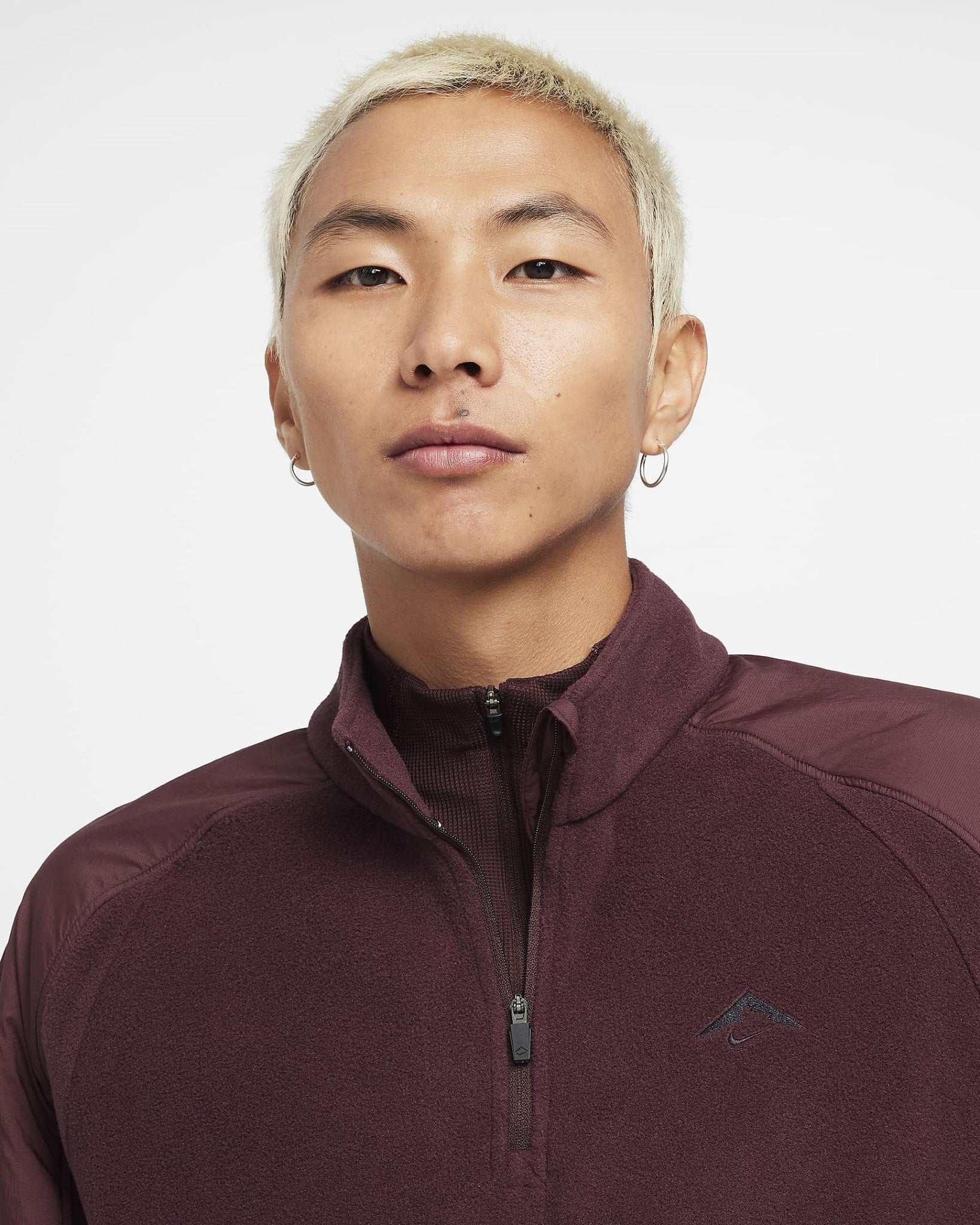 Men's Trail Polartec 1/4-Zip Fleece Running Top