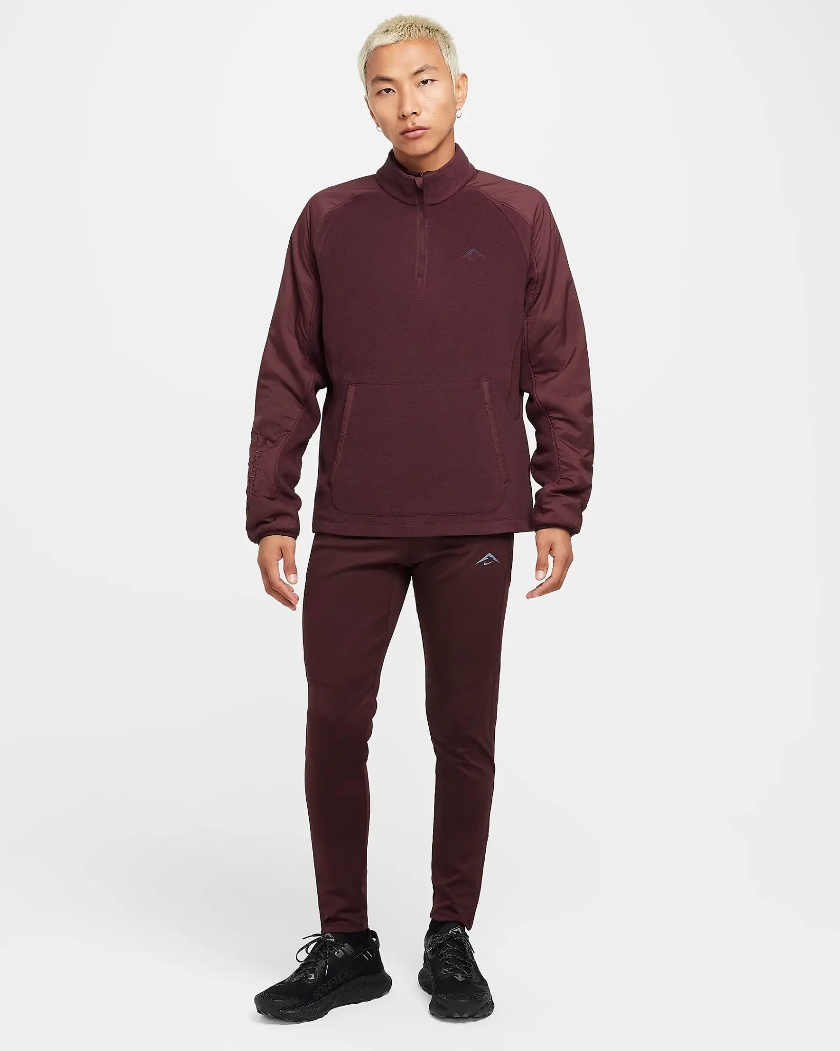 Men's Trail Polartec 1/4-Zip Fleece Running Top