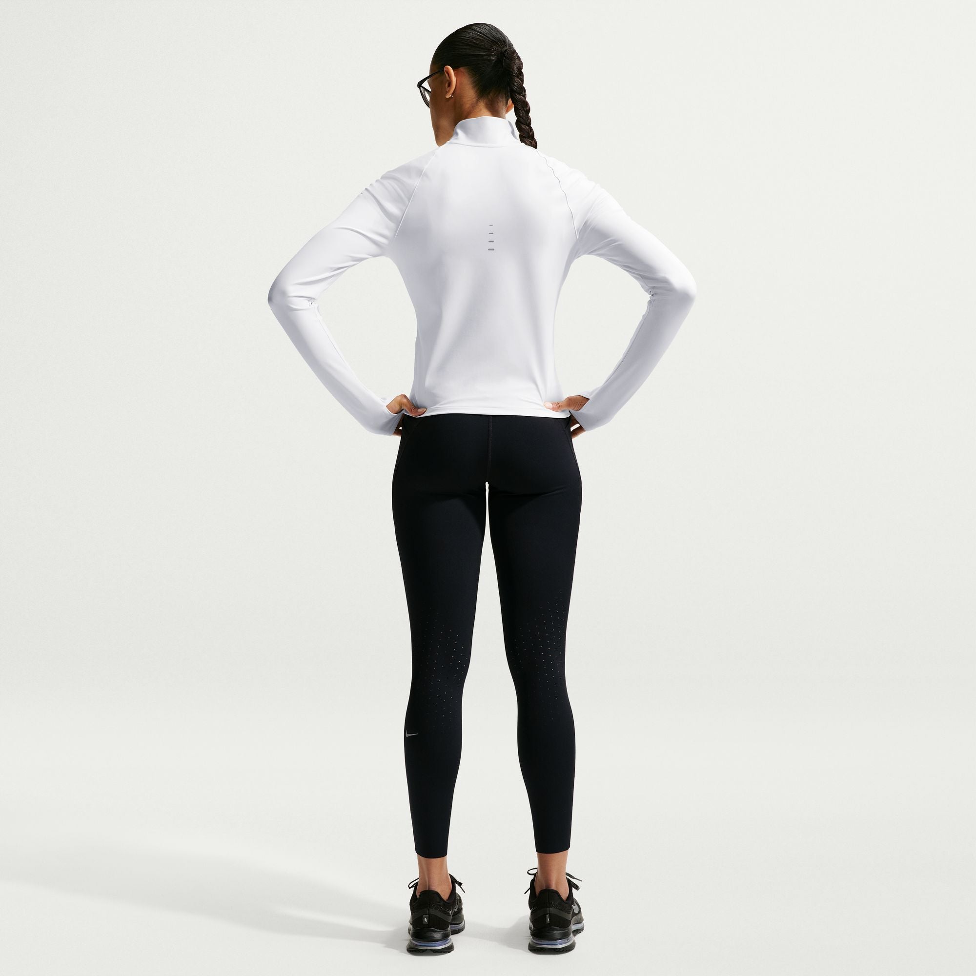 Women's Swift High-Waisted 7/8 Running Leggings with Pockets