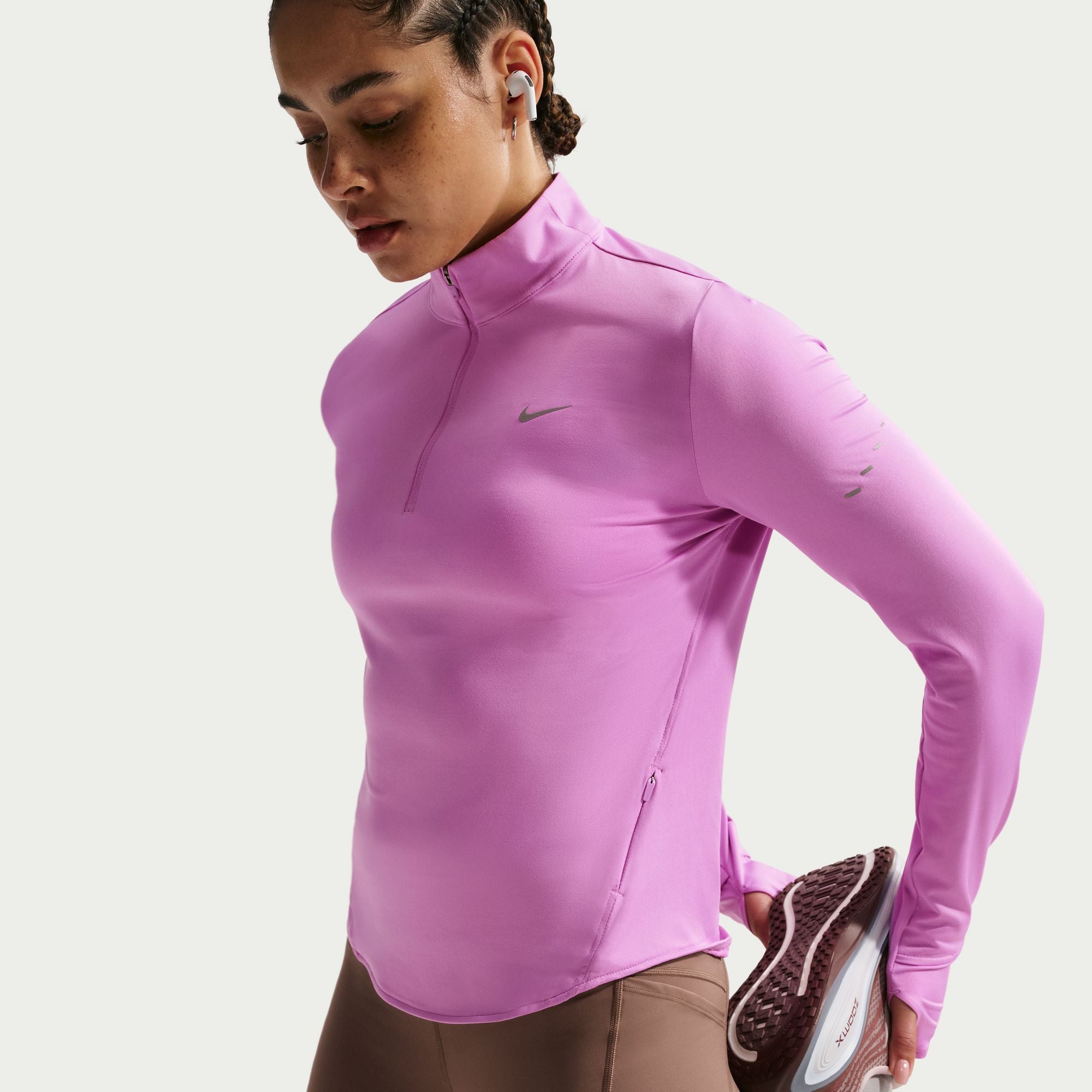 Women's Swift Dri-FIT UV 1/4-Zip Running Top
