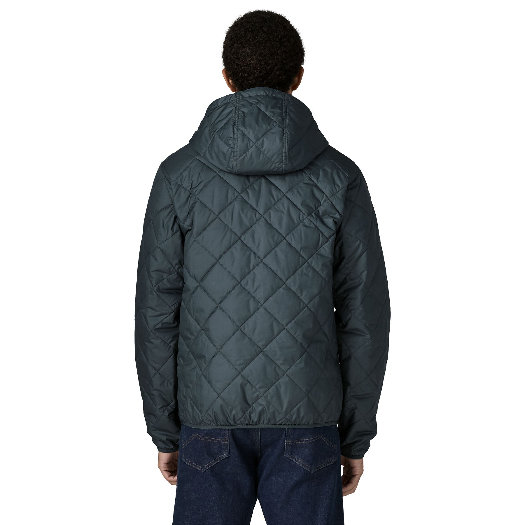 Men's Diamond Quilted Bomber Hoody