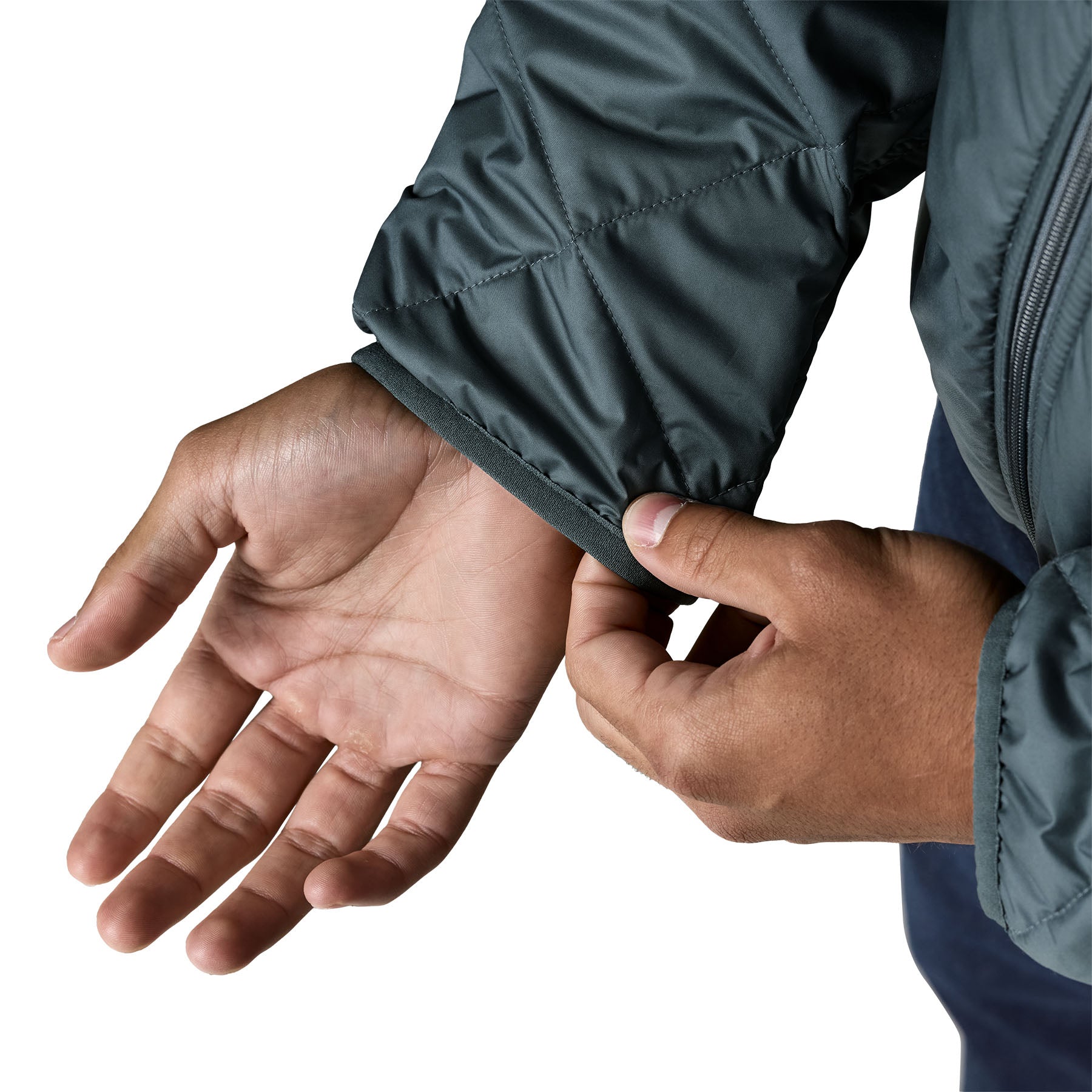 Men's Diamond Quilted Bomber Hoody