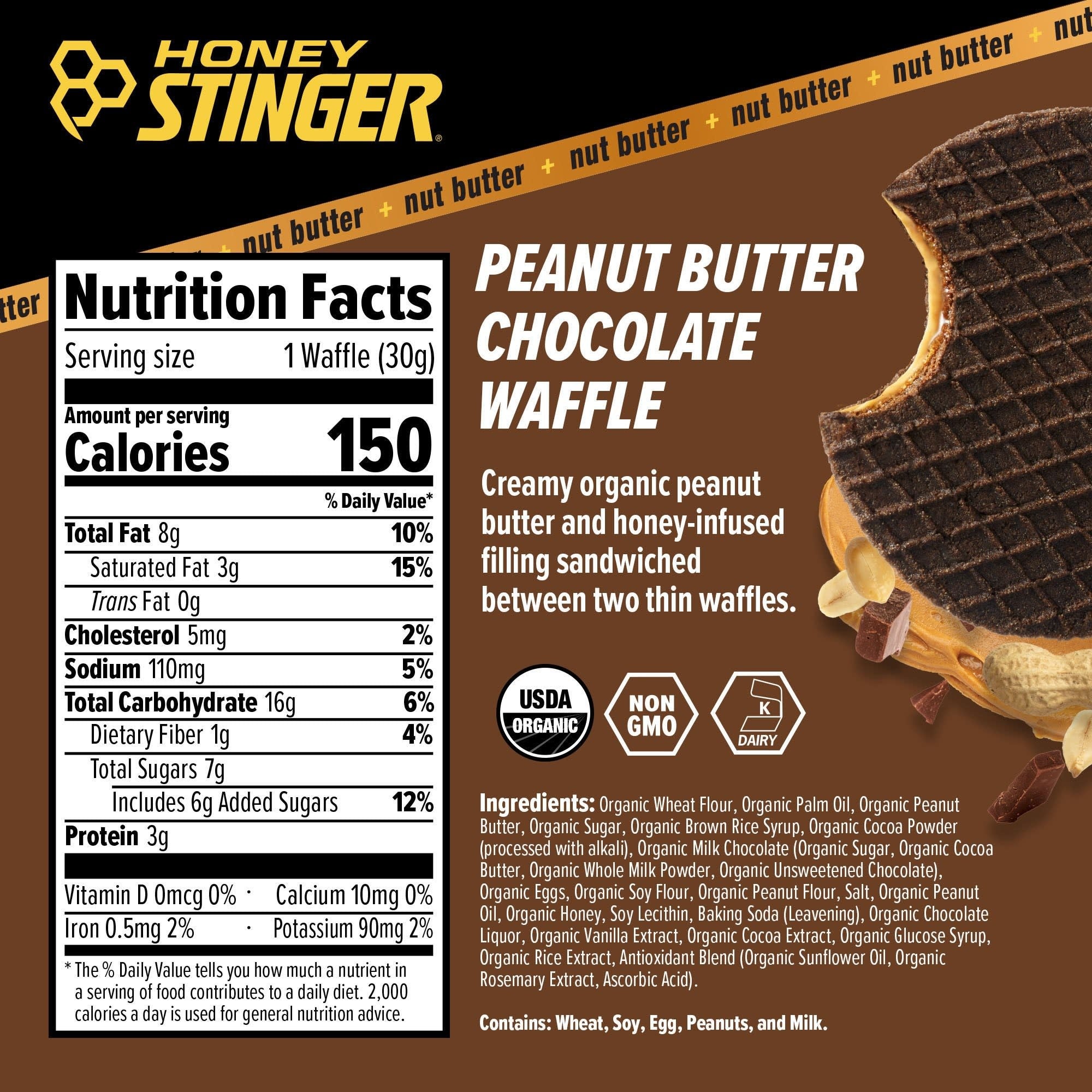 Honey Stinger Peanut Butter Waffle