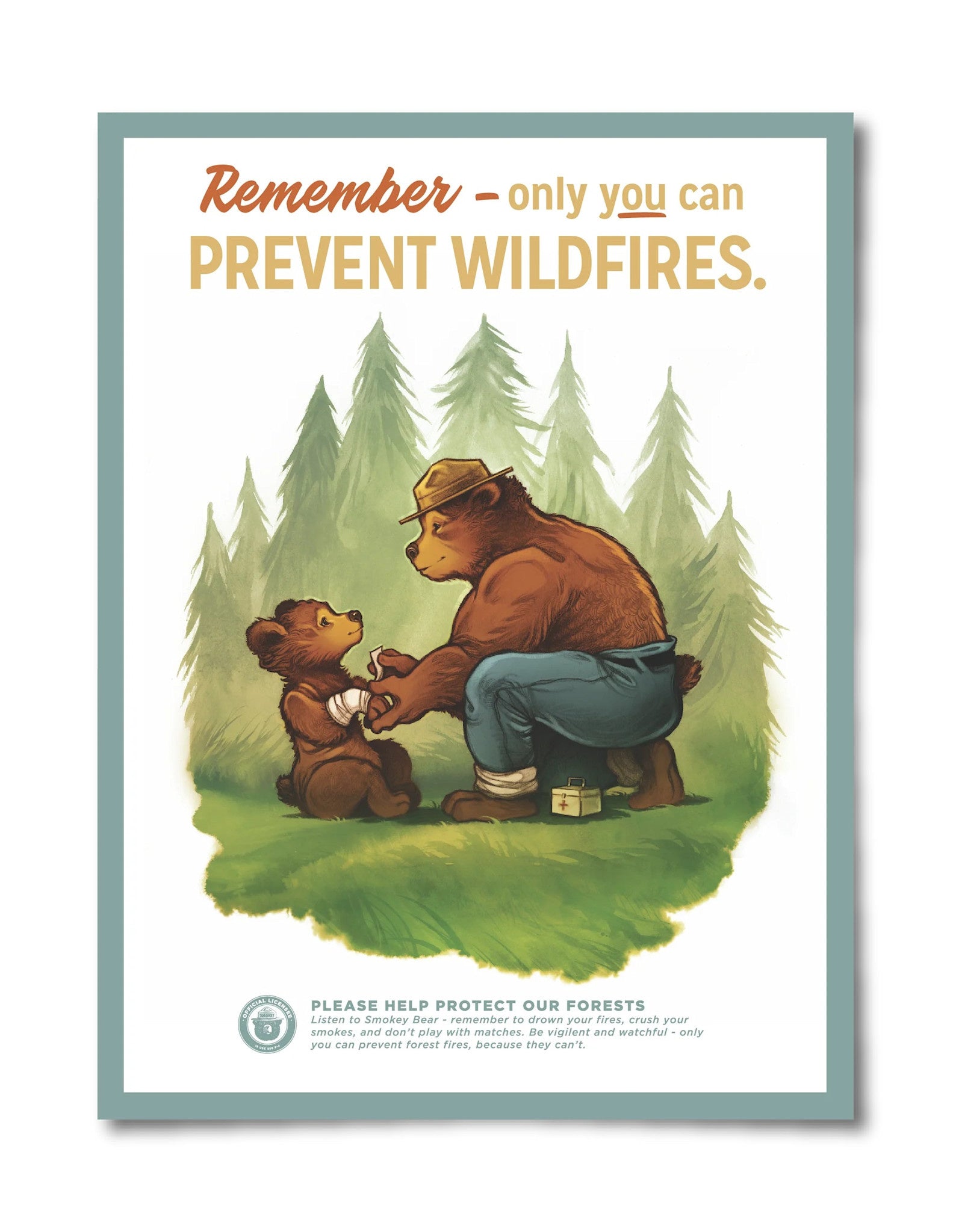 Prevent Wildfires Poster 18x24