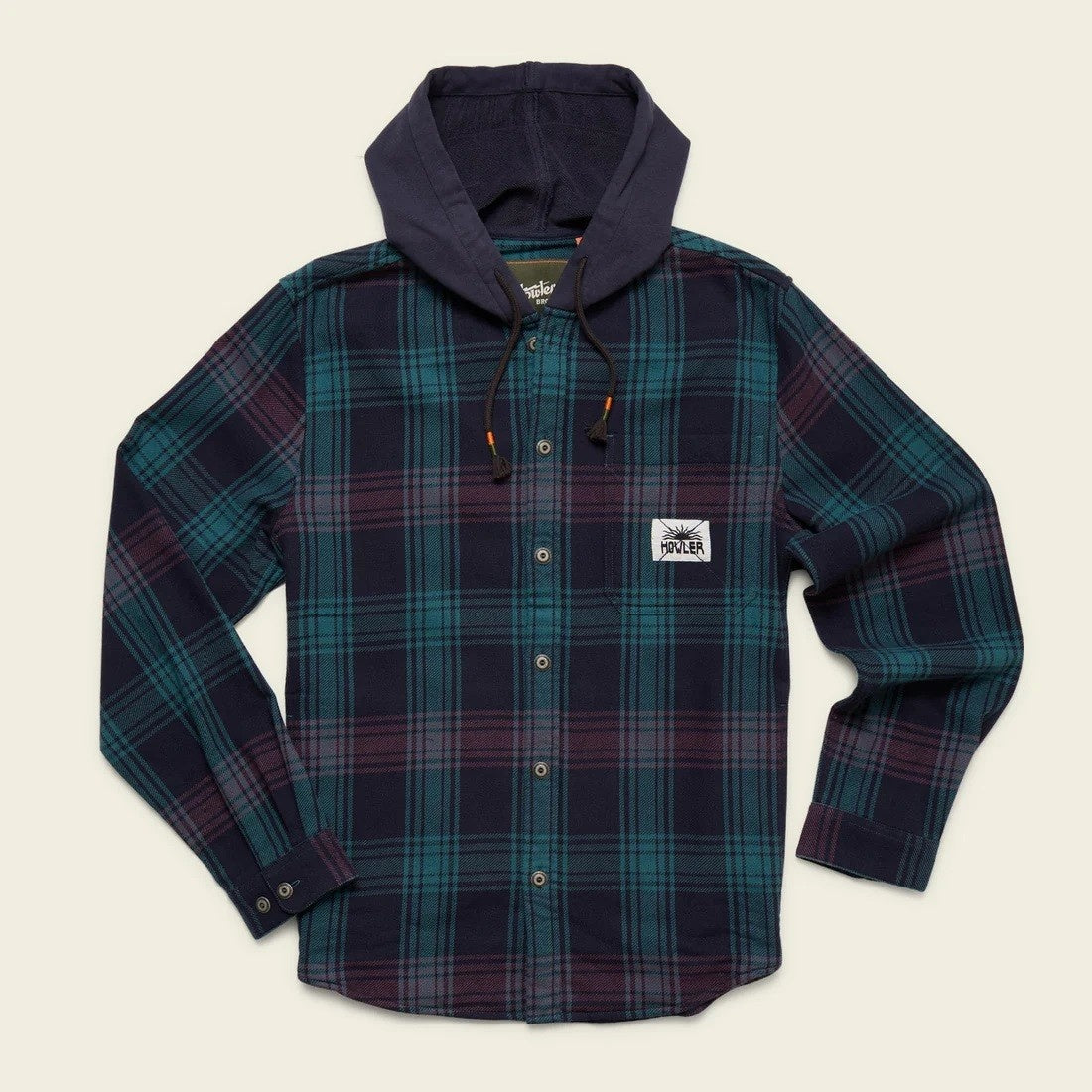 Men's Salvo Hooded Blanket Flannel