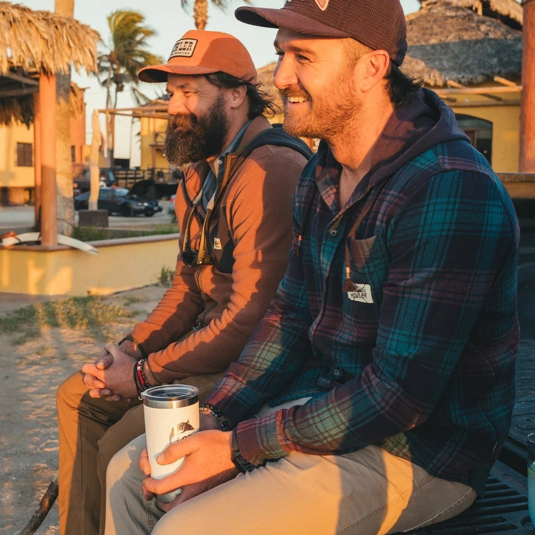 Men's Salvo Hooded Blanket Flannel