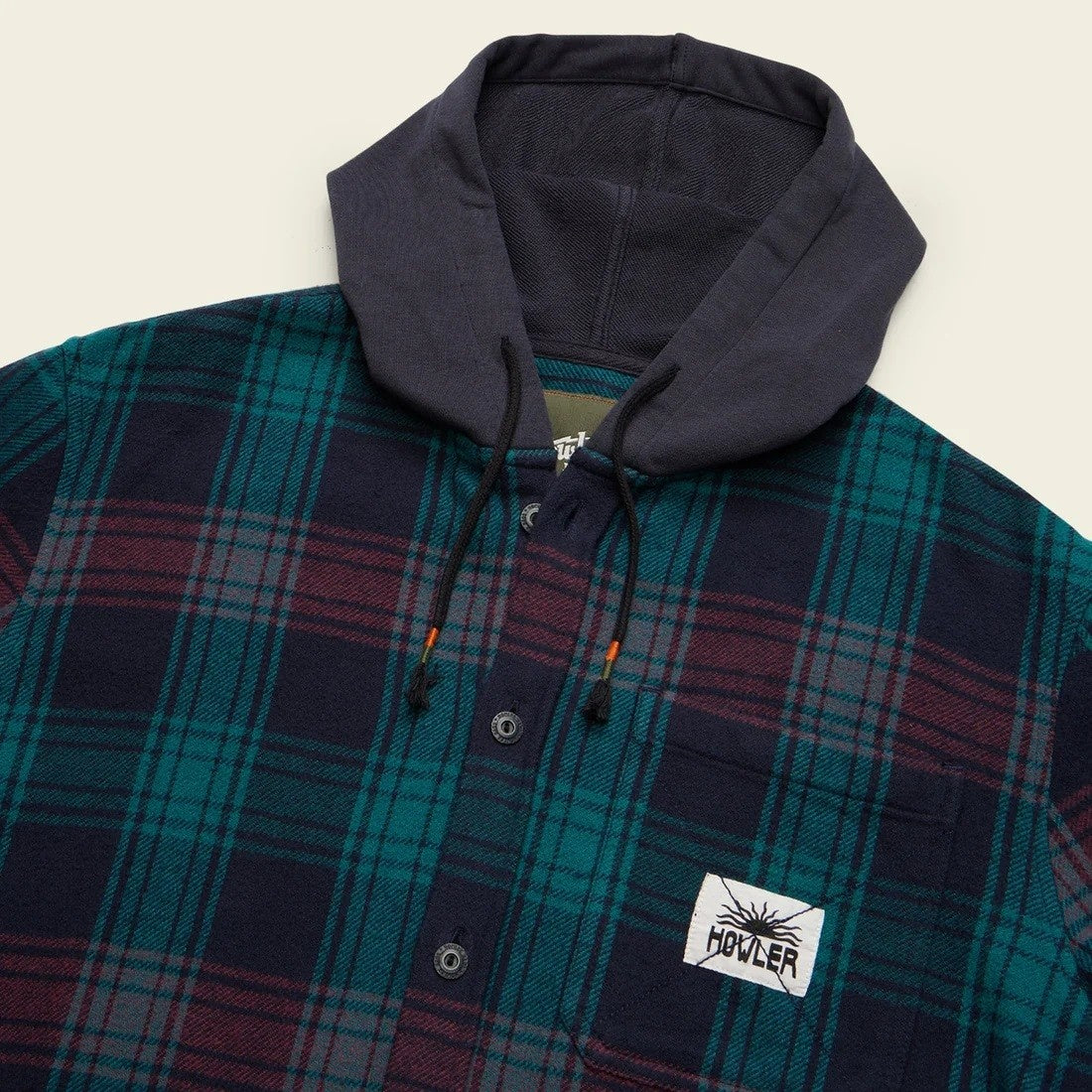 Men's Salvo Hooded Blanket Flannel