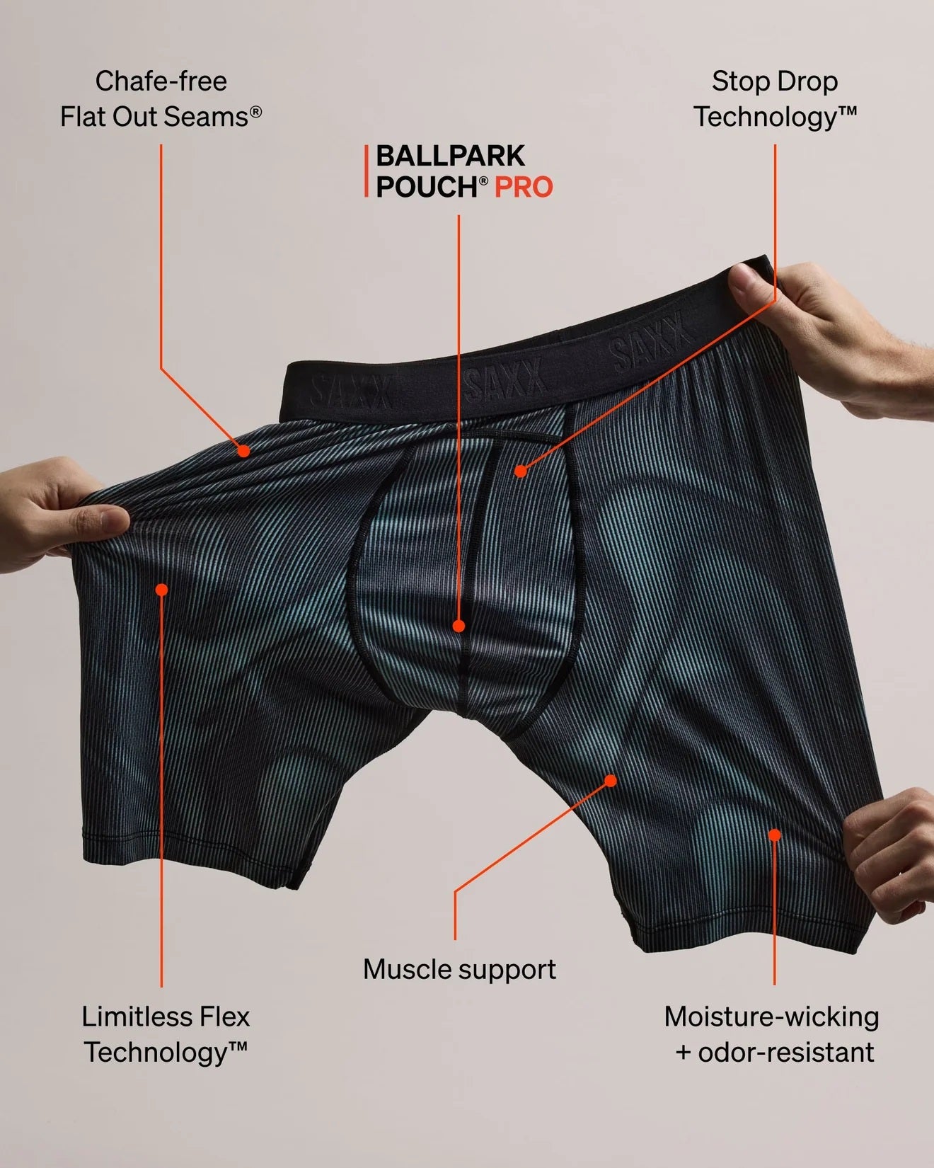 Men's Smooth Flex Light Compression Boxer Brief