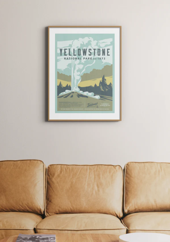 National Park Poster 18x24 - Grand Canyon South Rim