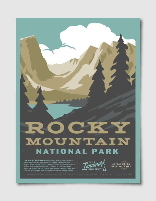 National Park Poster 18x24 - Grand Canyon South Rim