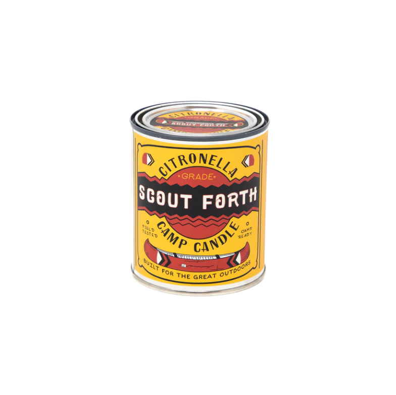 Scout Forth Citronella Camp Candle 1/2 Pint