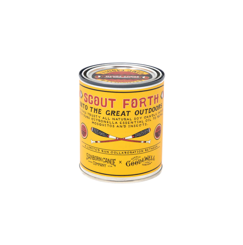 Scout Forth Citronella Camp Candle 1/2 Pint