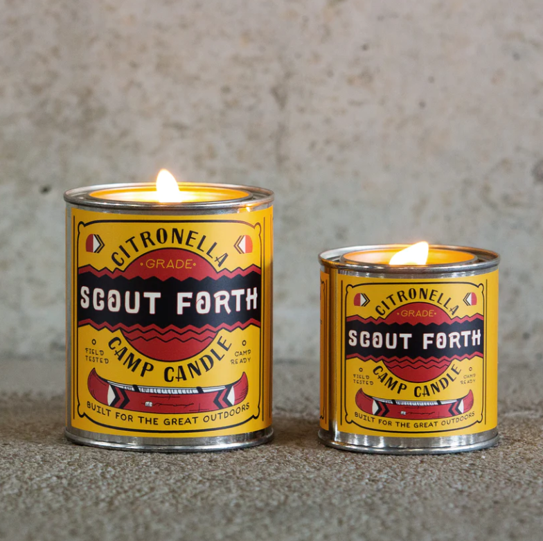 Scout Forth Citronella Camp Candle 1/2 Pint
