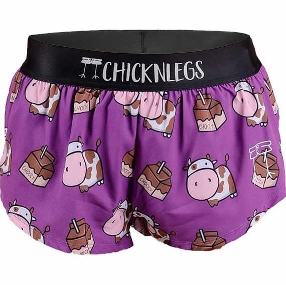 Women's 1.5" Split Shorts - Traffic Cones