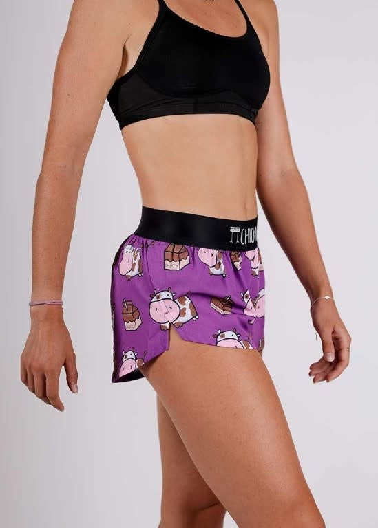 Women's 1.5" Split Shorts - Traffic Cones