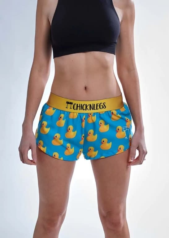 Women's 1.5" Split Shorts - Traffic Cones
