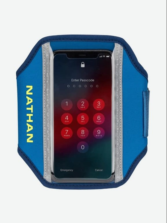 Super 5K Armband - Deep Blue/Safety Yellow