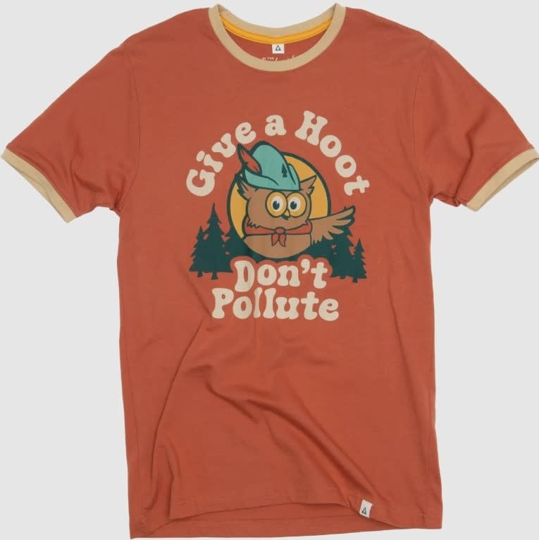 Give A Hoot Ringer Tee