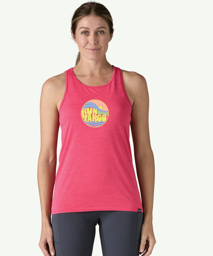 Women's Run Fargo Sunny Groove Capilene Cool Daily Tank