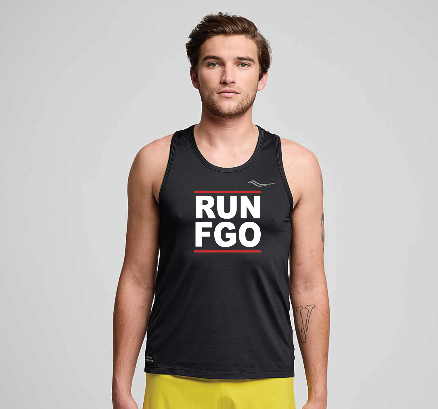 Men's RUN FGO Stopwatch Singlet